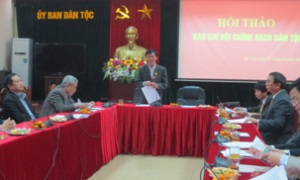 Hội thảo “Báo chí với chính sách dân tộc”